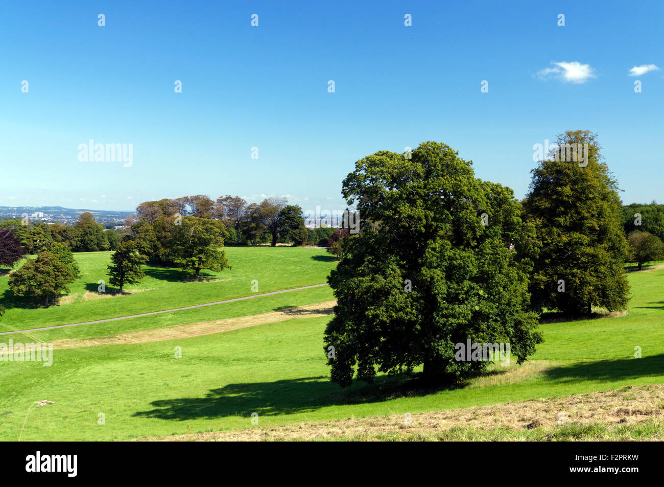 Coedarhydyglyn, Vale of Glamorgan, South Wales, Regno Unito. Foto Stock