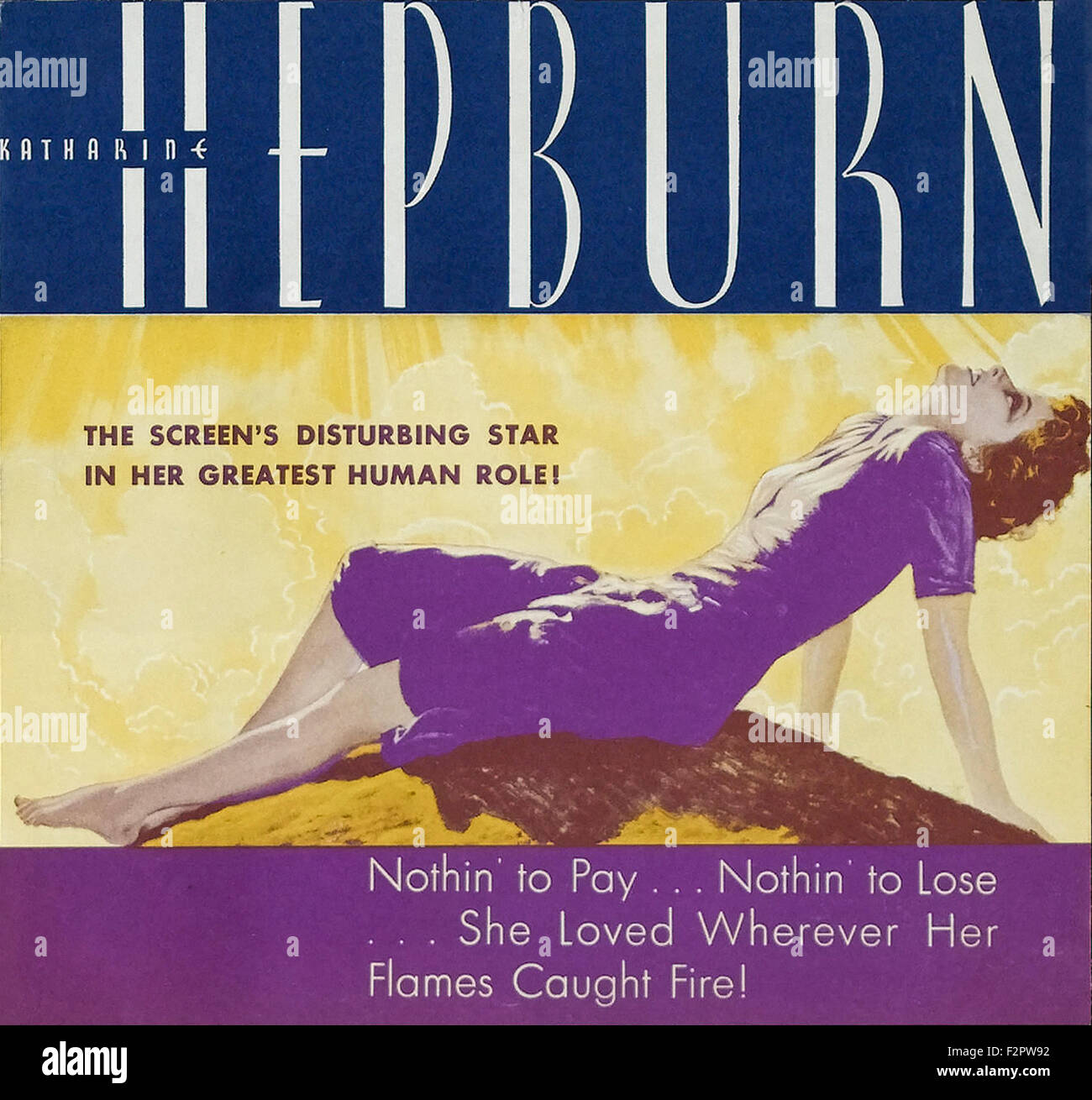 Spitfire (1934) - poster del filmato Foto Stock