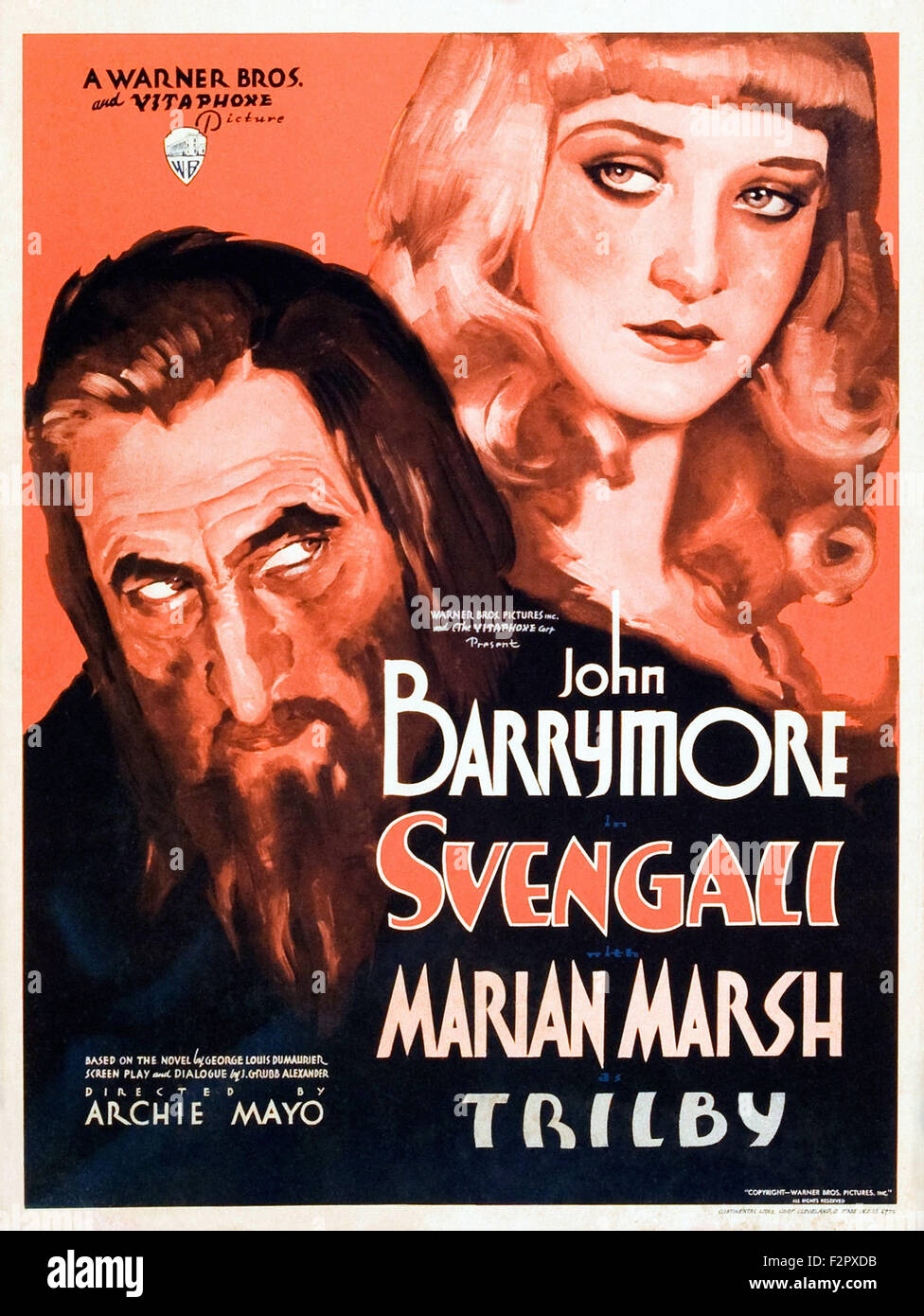 Svengali (1931) - poster del filmato Foto Stock