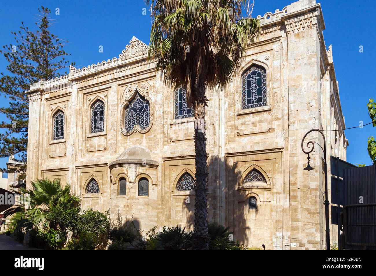Vezir ottomano moschea (1856), ora la Basilica di San Tito, Iraklio, Creta, Grecia Foto Stock