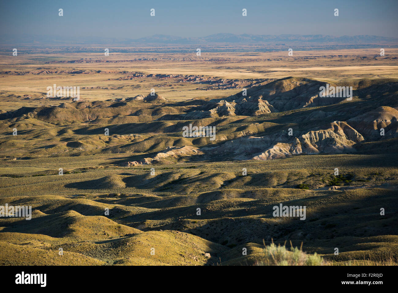 Sabbia disegnare, Wyoming - il bordo meridionale del vento Bacino del fiume. Foto Stock