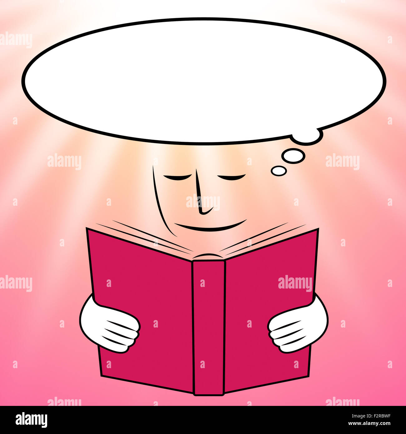 Lo studio pensare in rappresentanza di riflettere e di sviluppo Foto Stock