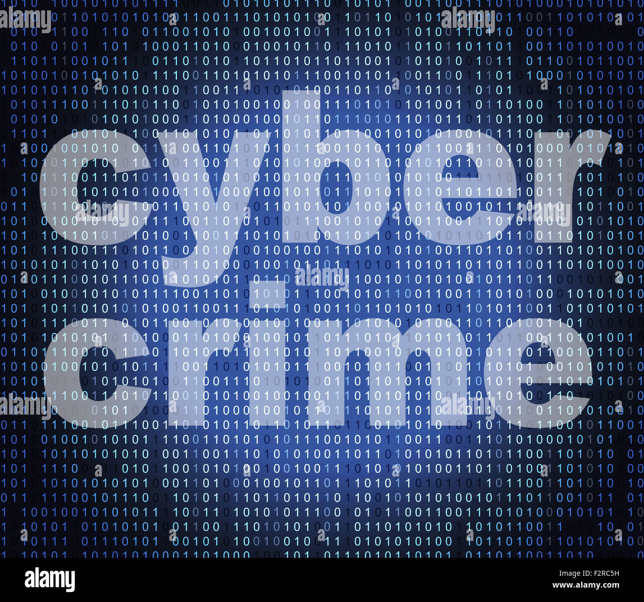 Cyber Crime indicando il World Wide Web e sito Web Foto Stock