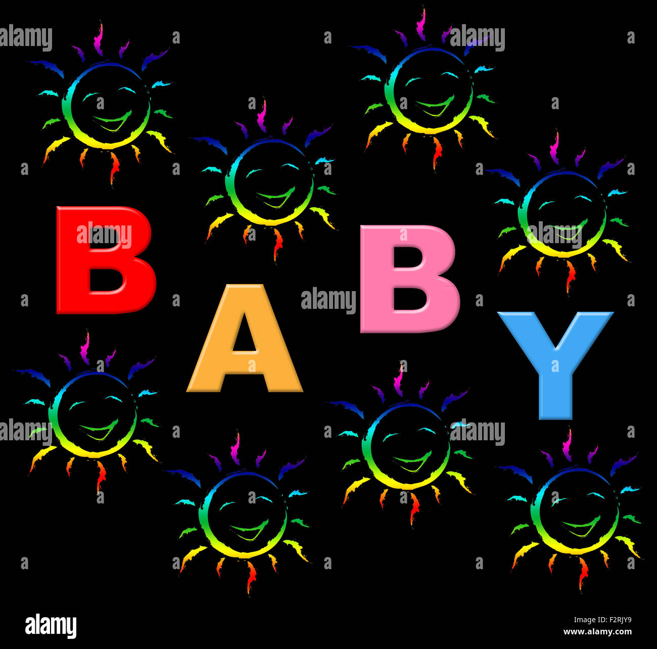 Mani Baby che mostra la paternità della maternità e della paternità e maternità Foto Stock