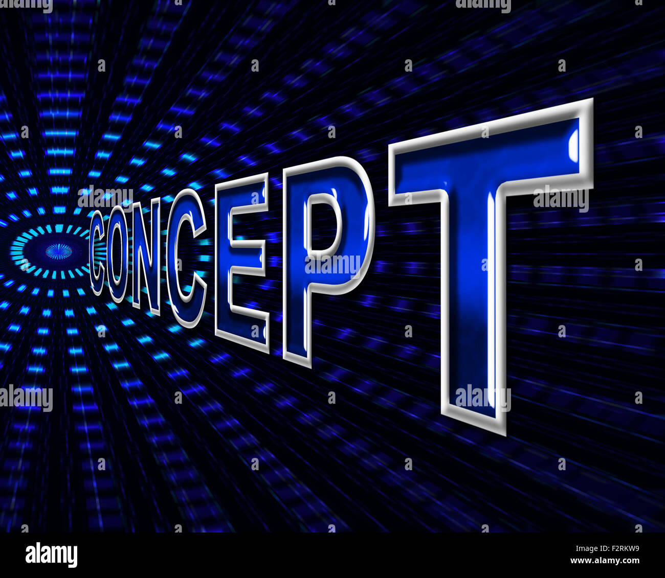 Concetto Idea che rappresentano il concetto di pensiero e concetti Foto Stock