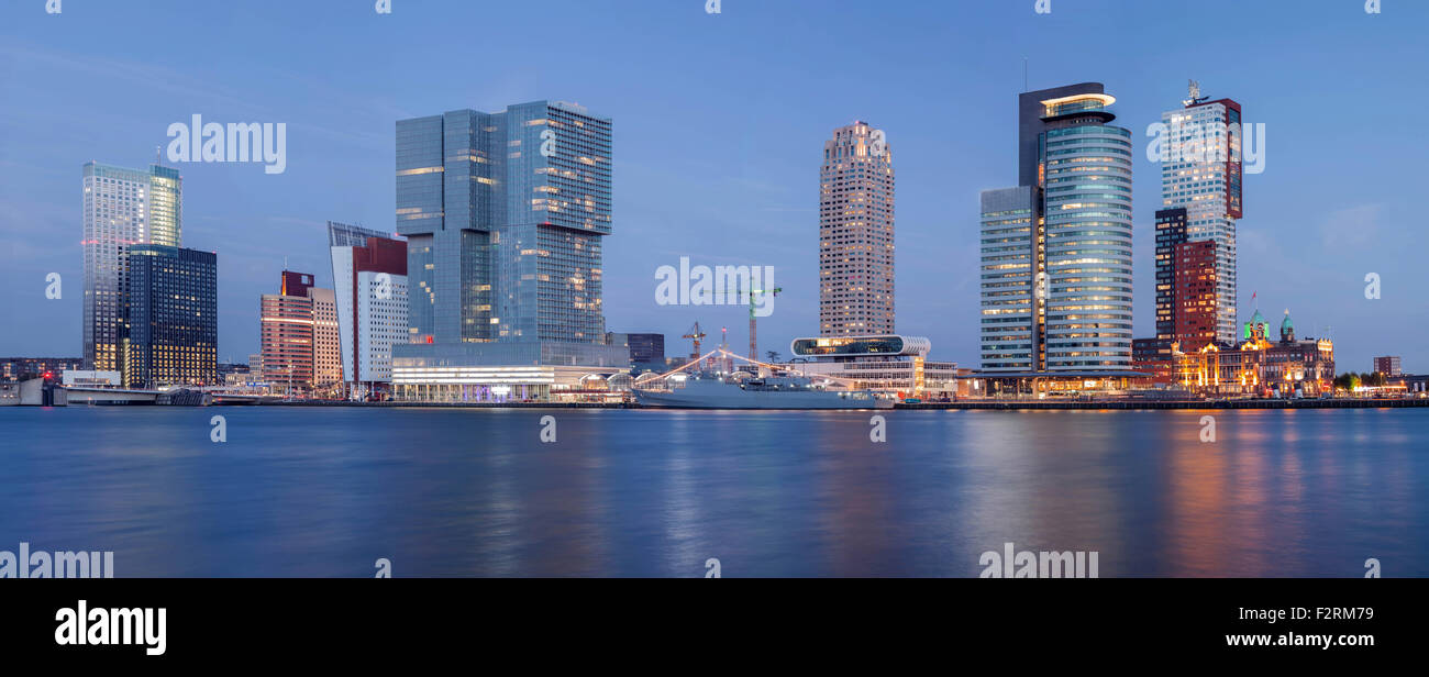 Rotterdam immagine panoramica Foto Stock