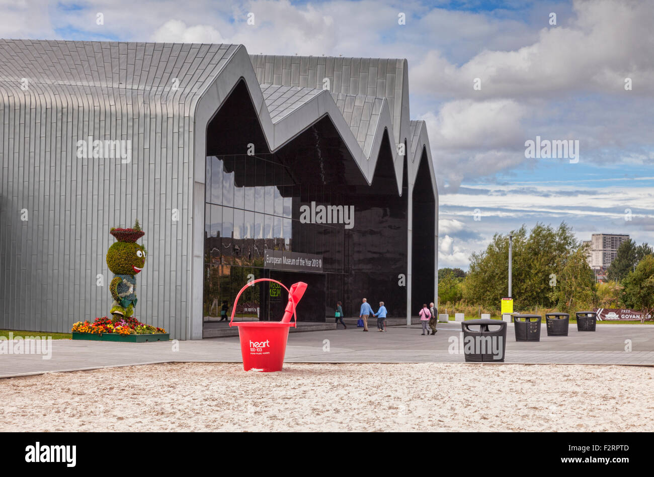 Riverside Museum di Glasgow, Scotland, Regno Unito. Foto Stock
