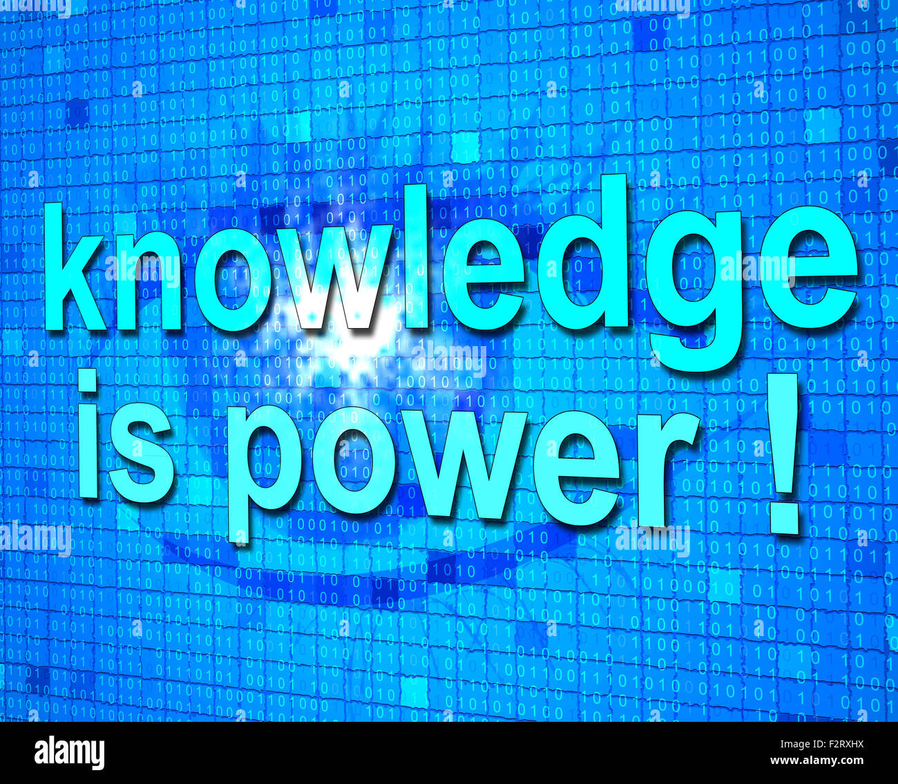 La conoscenza è potere significa sviluppare saggi e comprensione Foto Stock