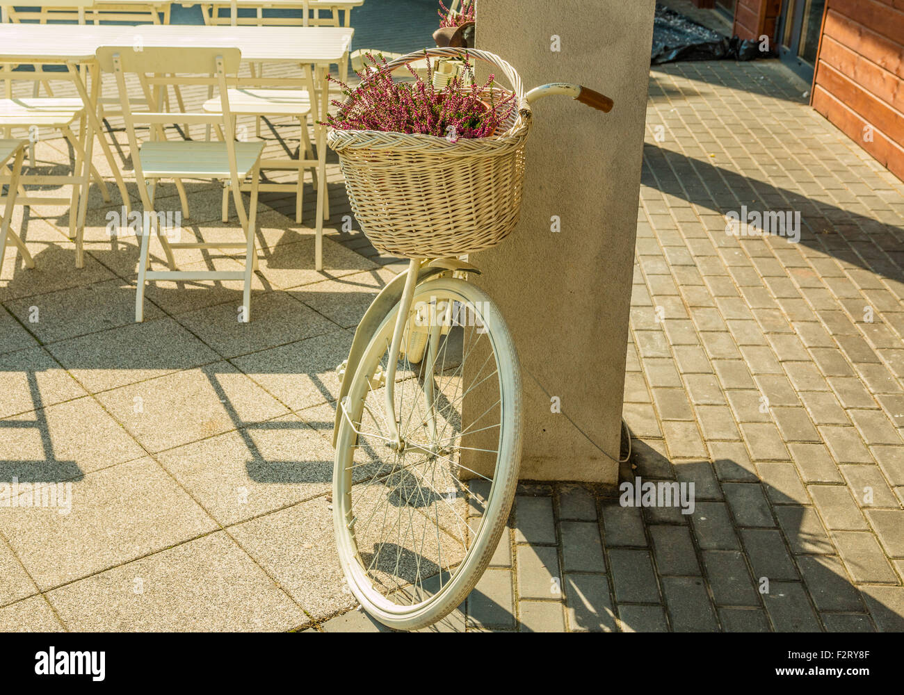 Arte anteriore di bicicletta Foto Stock