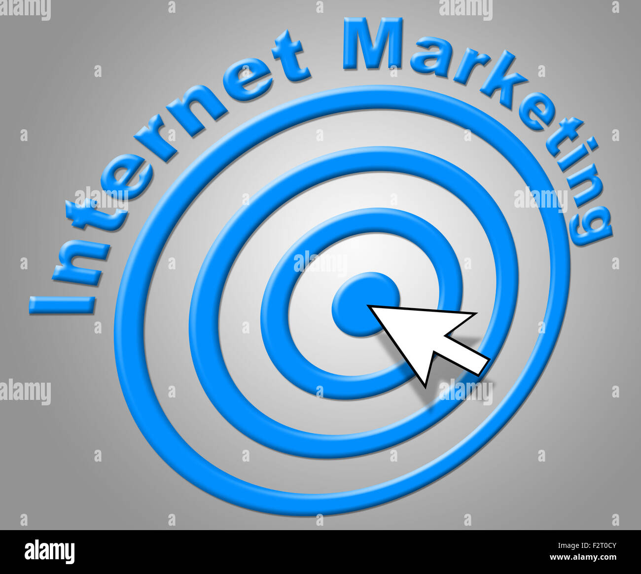 Internet Marketing significato World Wide Web e il sito Web di vendita Foto Stock