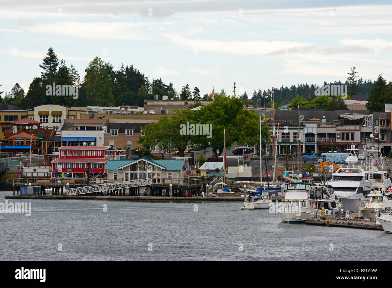 Friday Harbor, San Juan island, Washington, Stati Uniti d'America Foto Stock