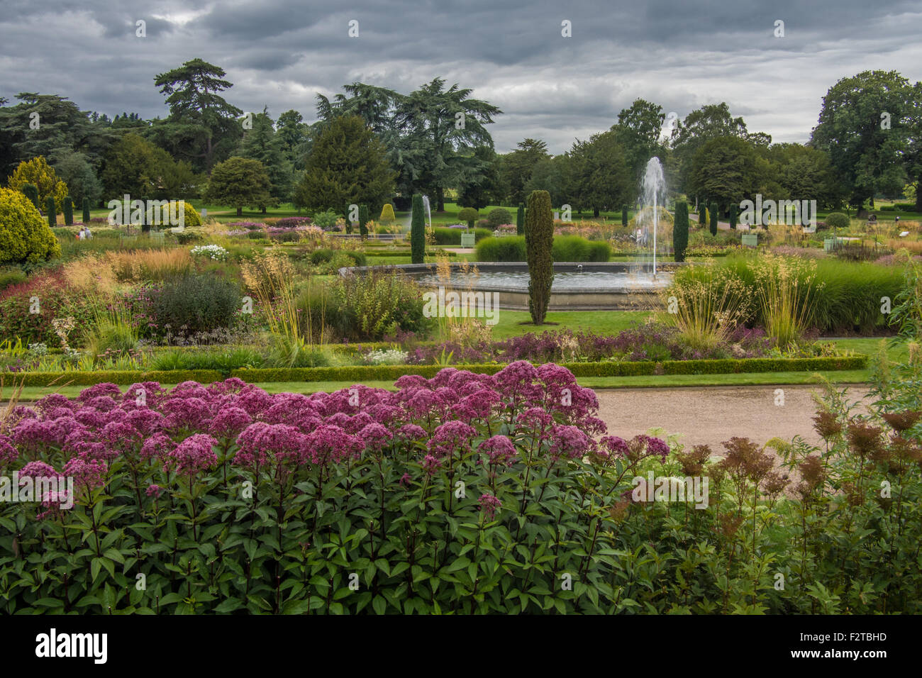 Trentham Gardens, Stoke on Trent, Staffordshire, Inghilterra. Foto Stock