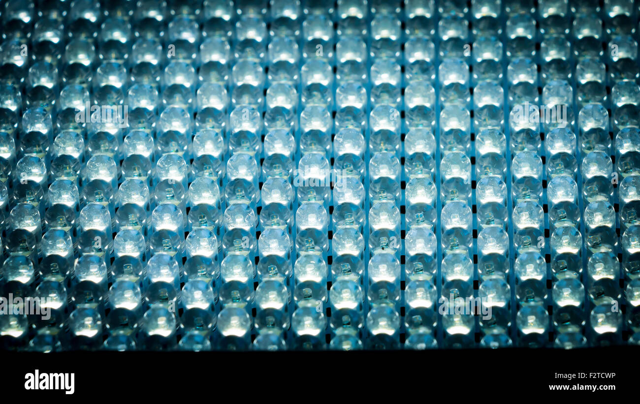 Lampada led blu di apparecchiature di illuminazione Foto Stock