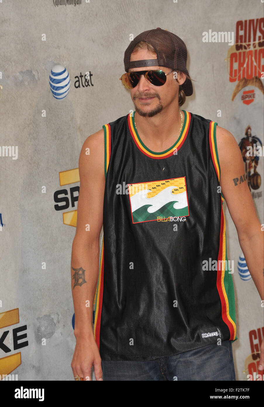 LOS ANGELES, CA - Giugno 5, 2010: Kid Rock a Spike TV Guys Choice Awards 2010 di Sony Studios, Culver City. Foto Stock