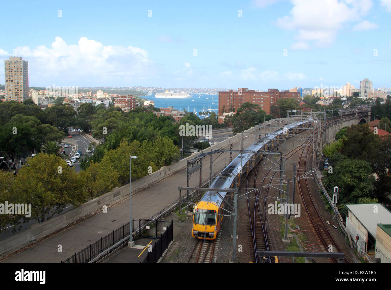 Il Ponte del Porto di Sydney Australia Lavender Bay Foto Stock