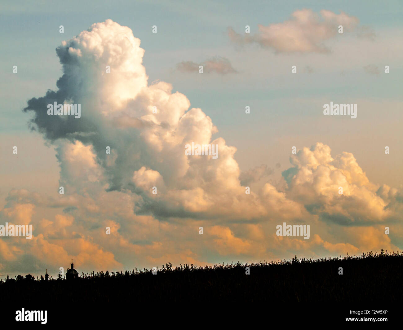 Orizzonte rurale Foto Stock