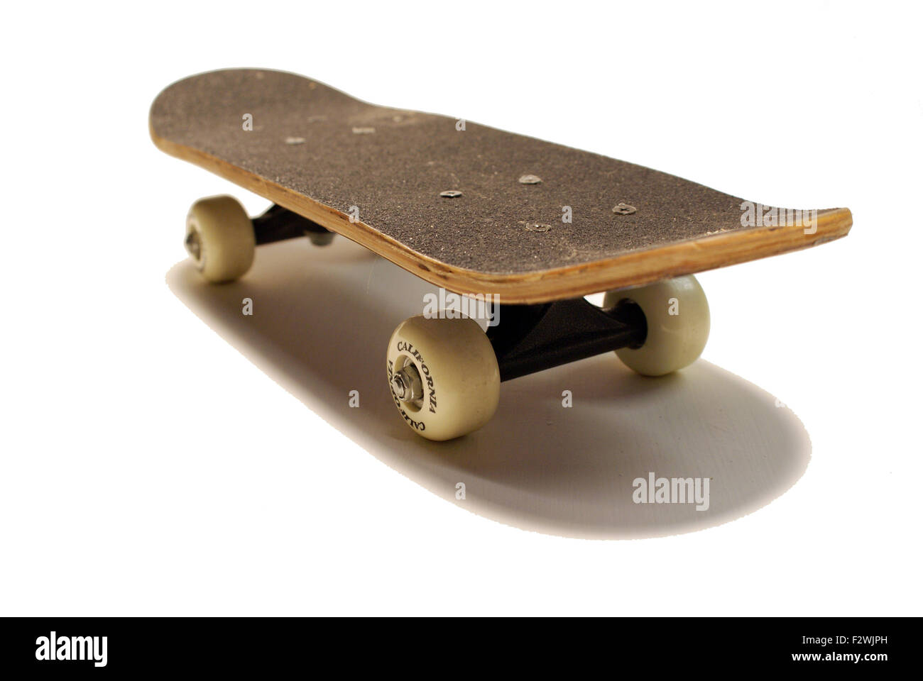 Skateboard, isolato Foto Stock