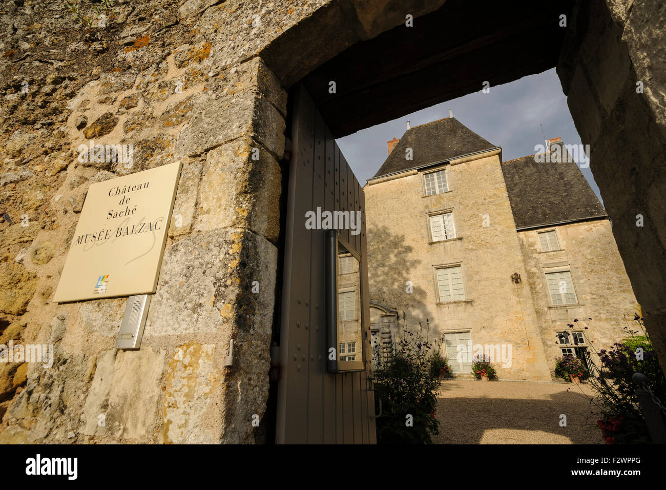 Sache Castello e Museo Balzac, Indre et Loire, Touraine, Francia Foto Stock