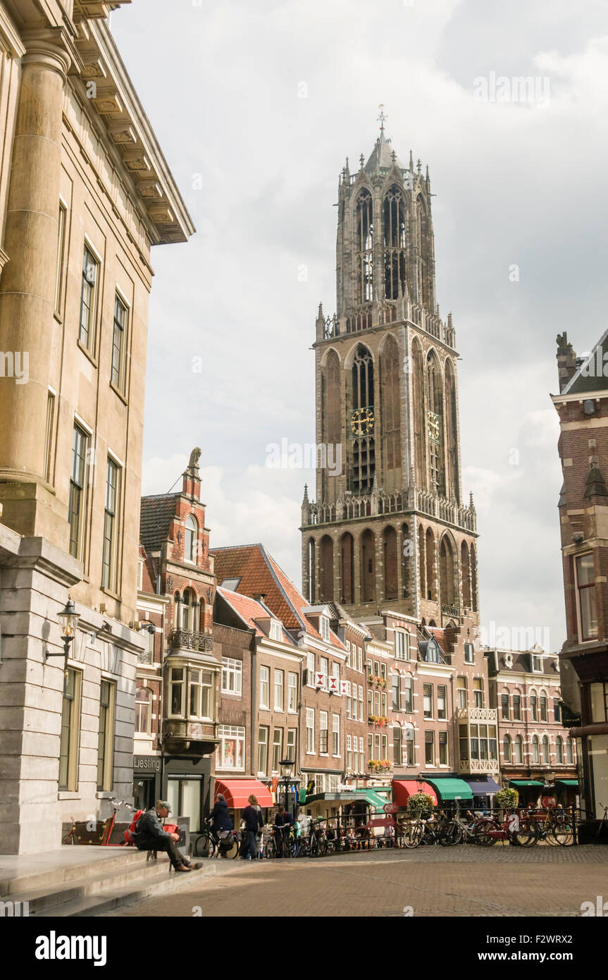 Torre di Dom di Utrecht, Paesi Bassi Foto Stock