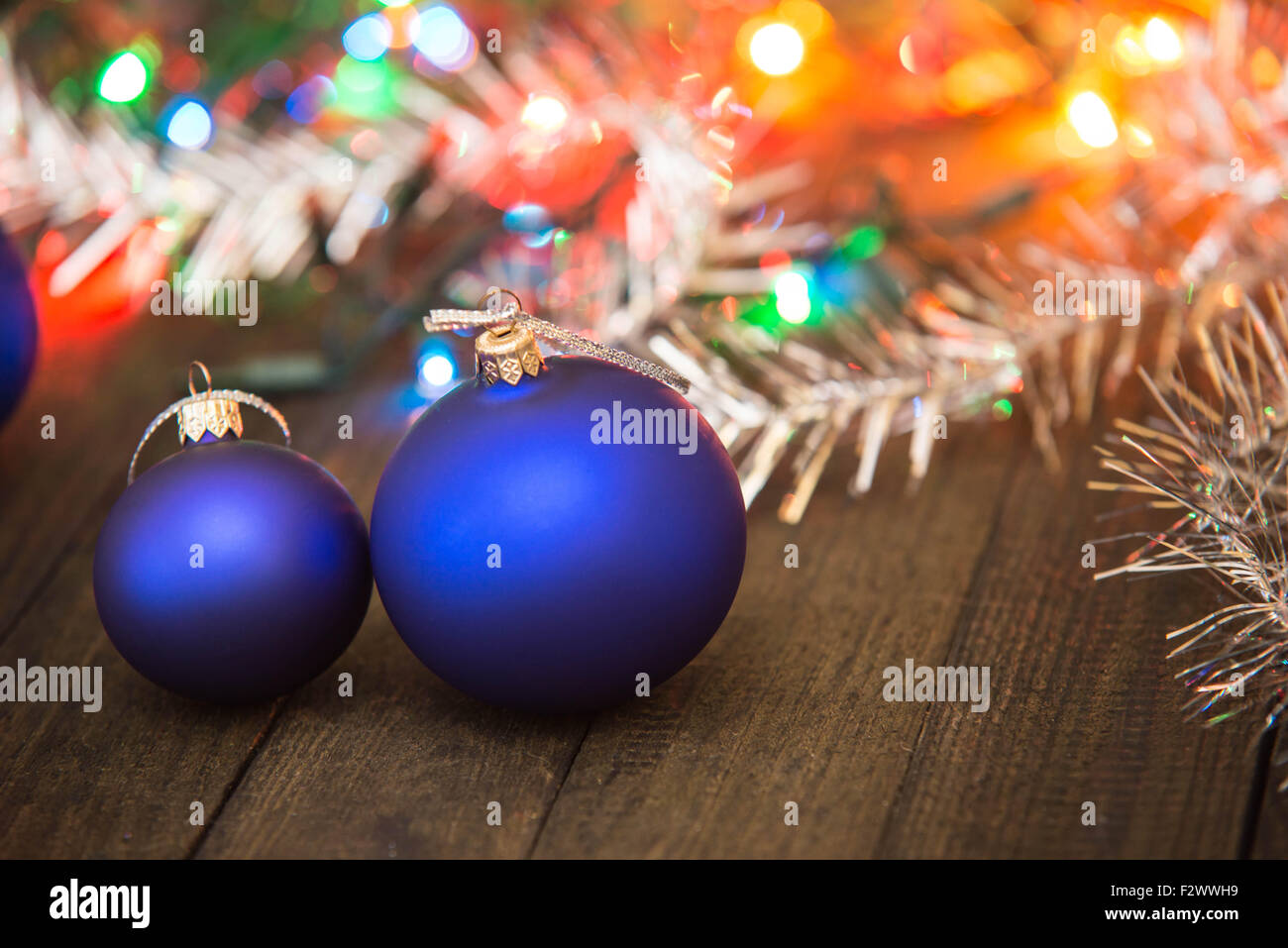 Le decorazioni di Natale Foto Stock