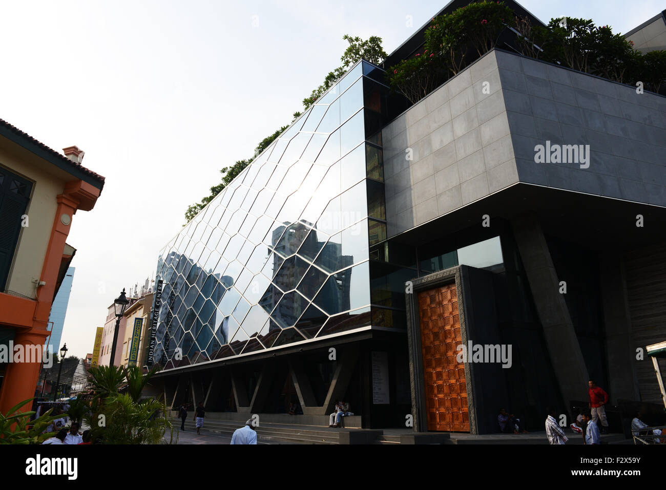 Il bellissimo Indian Heritage Centre in 'Little India di Singapore. Foto Stock