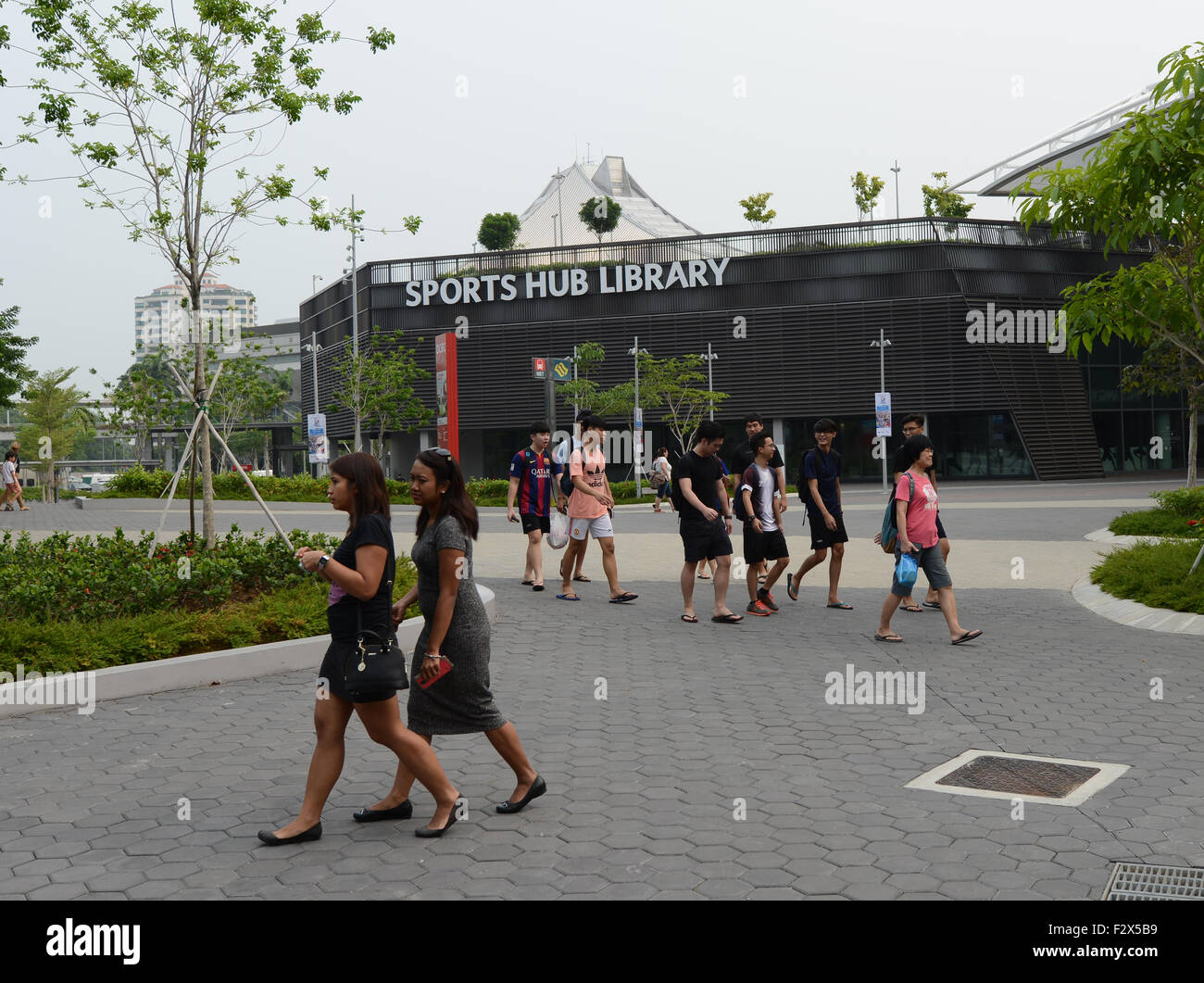 Il bellissimo sport Singapore hub. Foto Stock