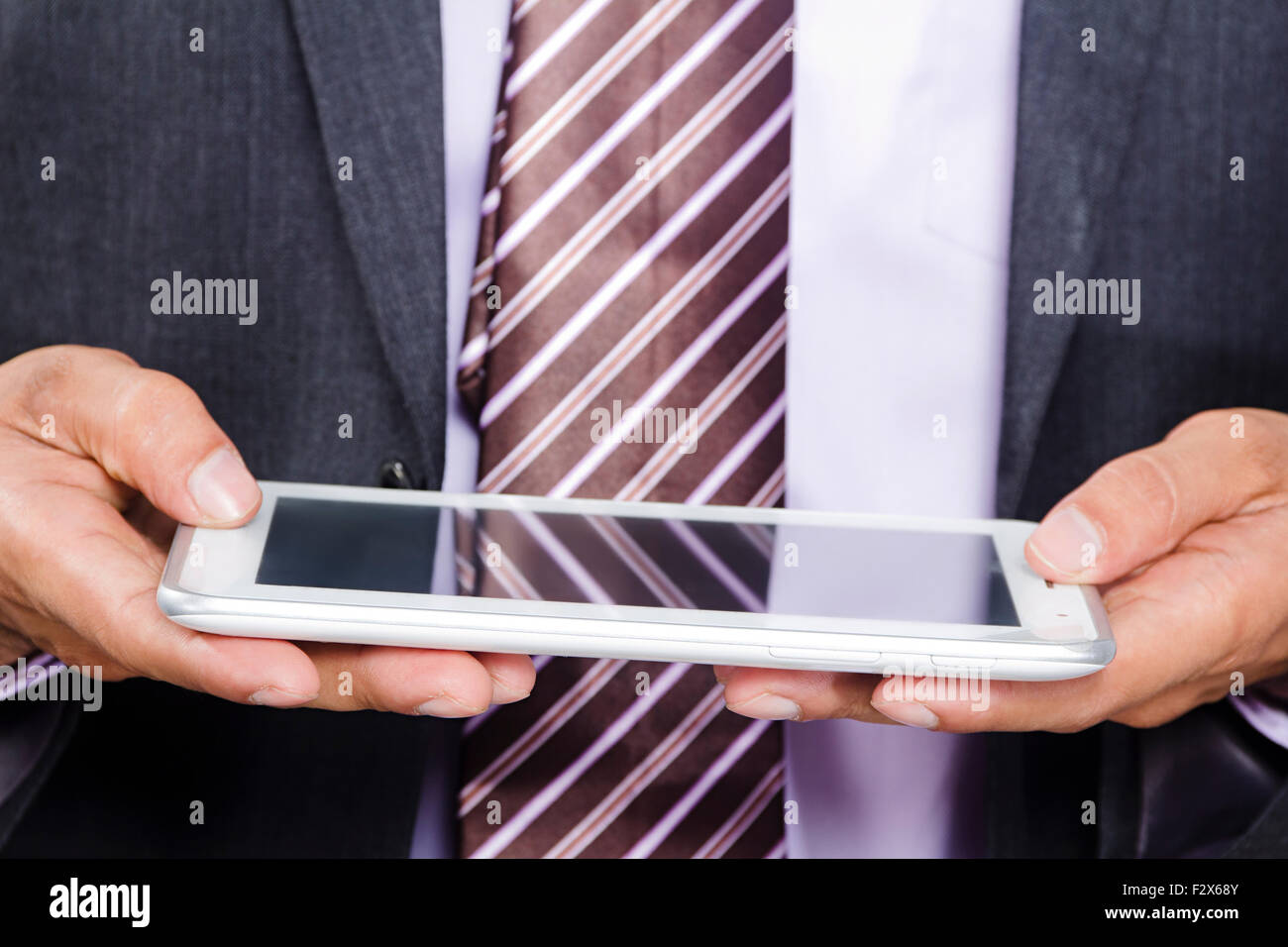 1 Business man digitale la tecnologia Tablet PC Foto Stock