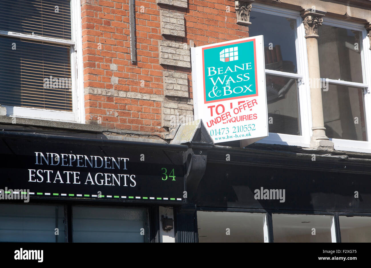 Immobile commerciale shop in offerta, Ipswich, Suffolk, Inghilterra, Regno Unito Foto Stock