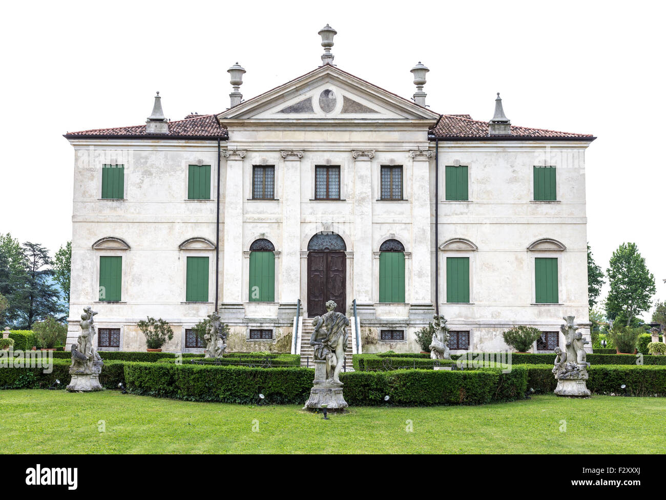 VICENZA, Italia - 13 Maggio: Villa Cordellina Lombardi, costruito nel XVIII secolo su progetto dell architetto Giorgio Massari Mercoledì, Foto Stock