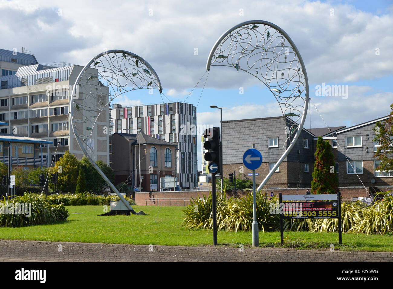 Barking e Dagenham Essex east London classe di lavoro area poor povertà peggiore luogo per vivere in Inghilterra Foto Stock