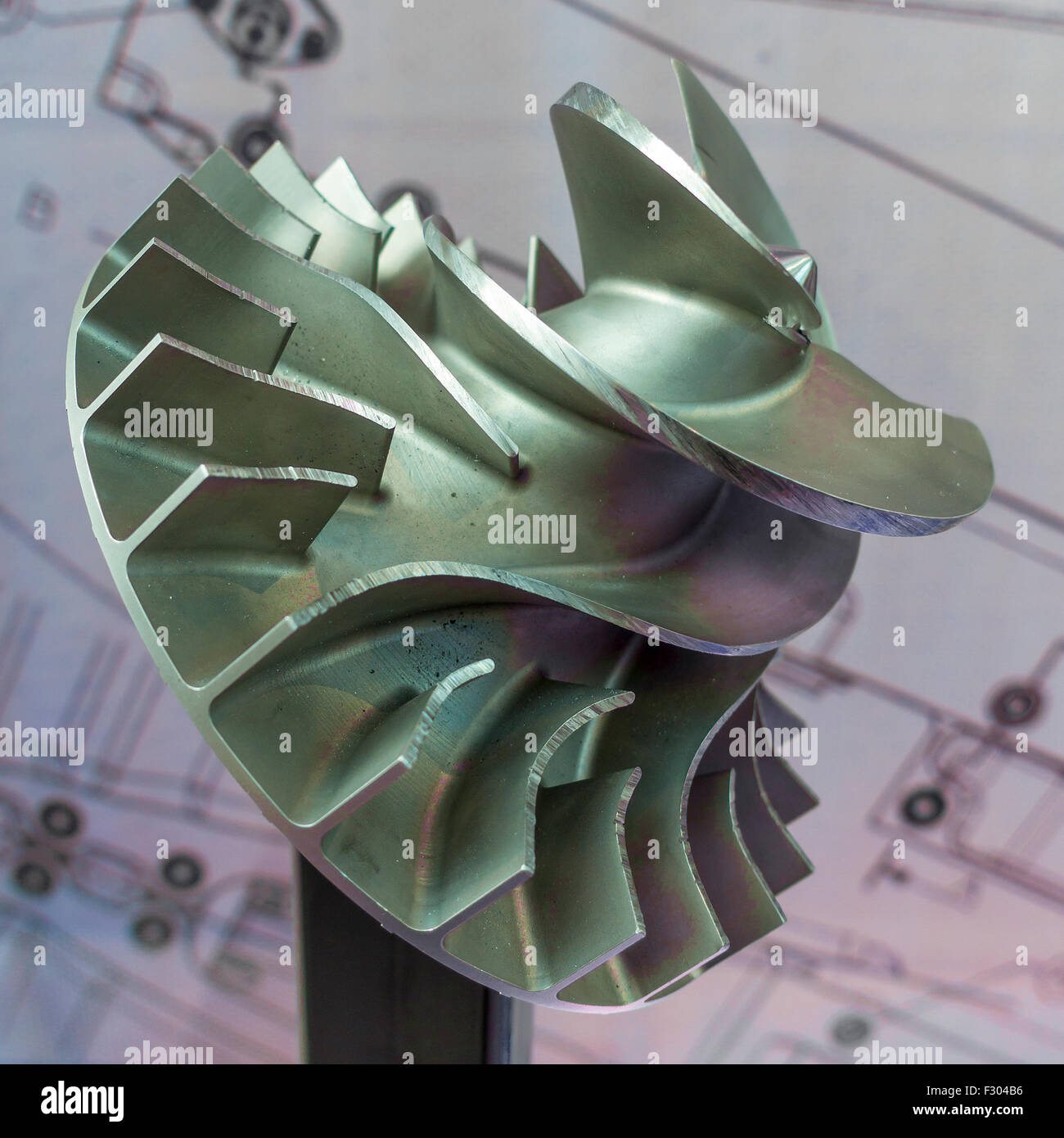 Bloodhound SSC prototipo pompa carburante girante Foto Stock