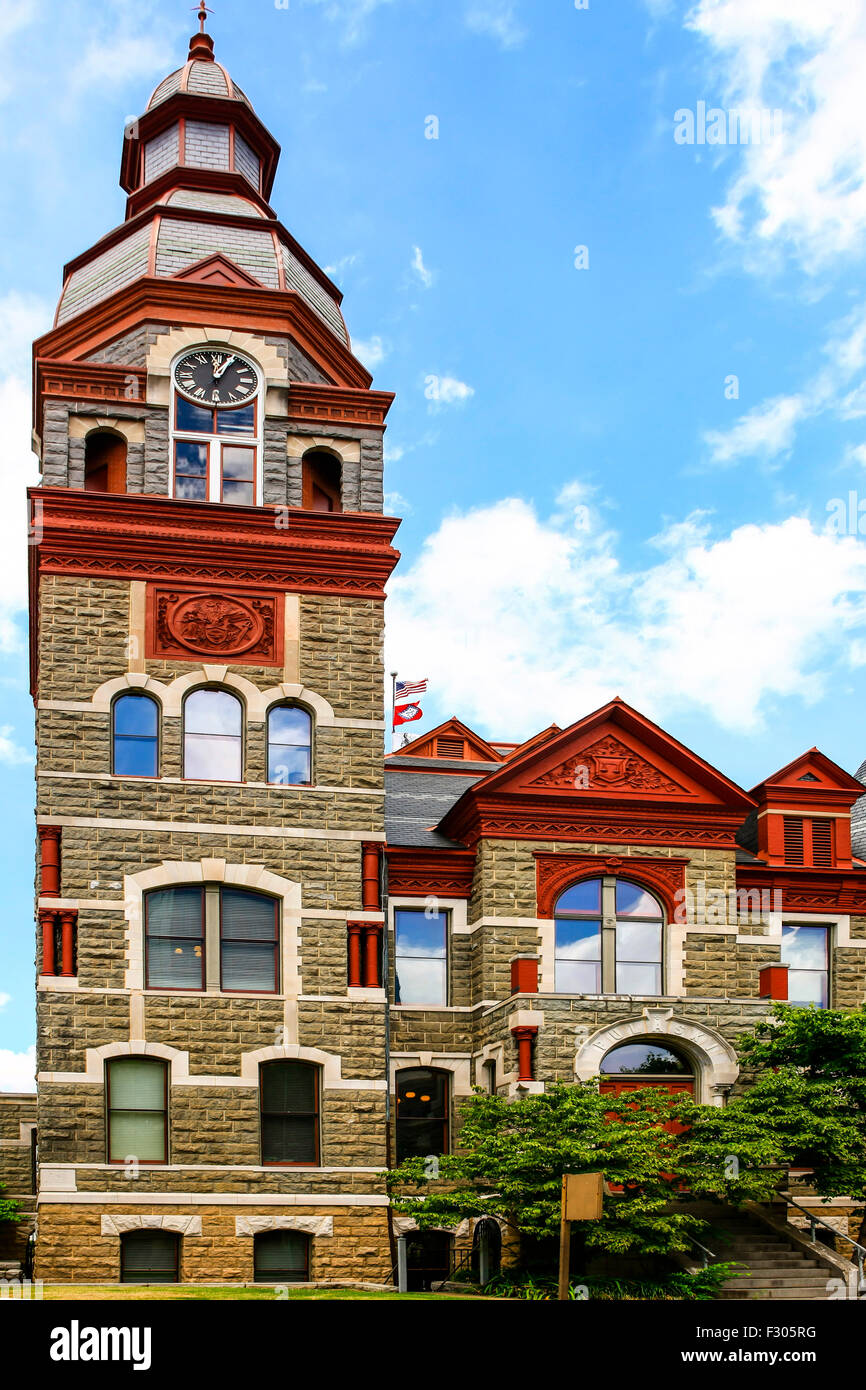 La Pulaski County Courthouse edificio nel centro di Little Rock, Arkansas Foto Stock