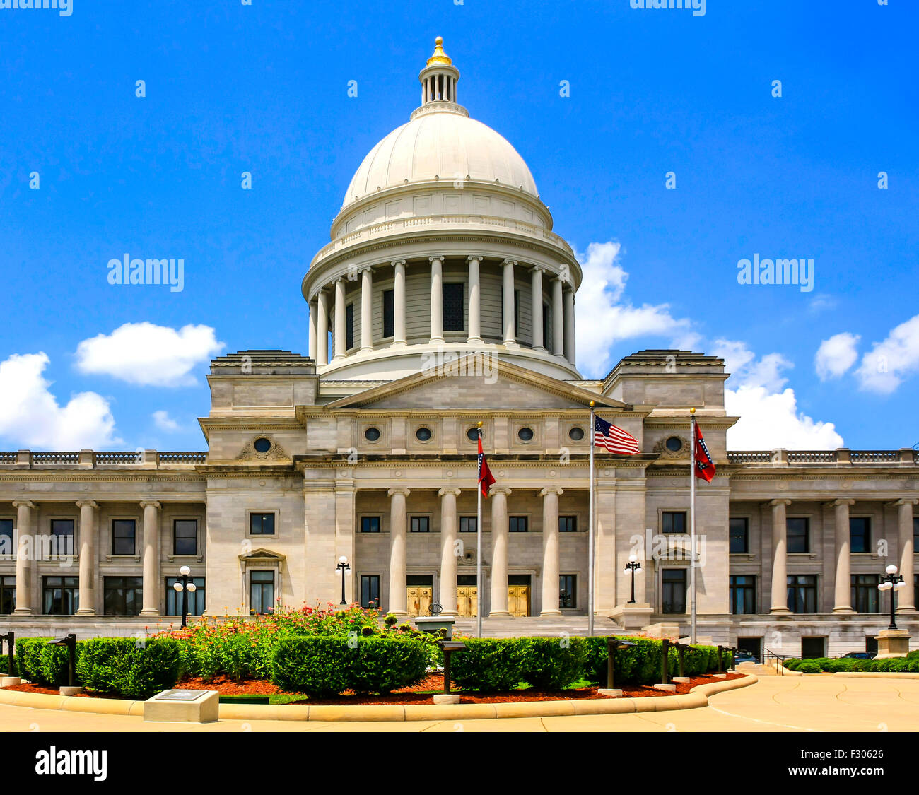 L'Arkansas State Capitol Building si trova in Little Rock. Costruito in 16 anni dal 1899-1915 Foto Stock
