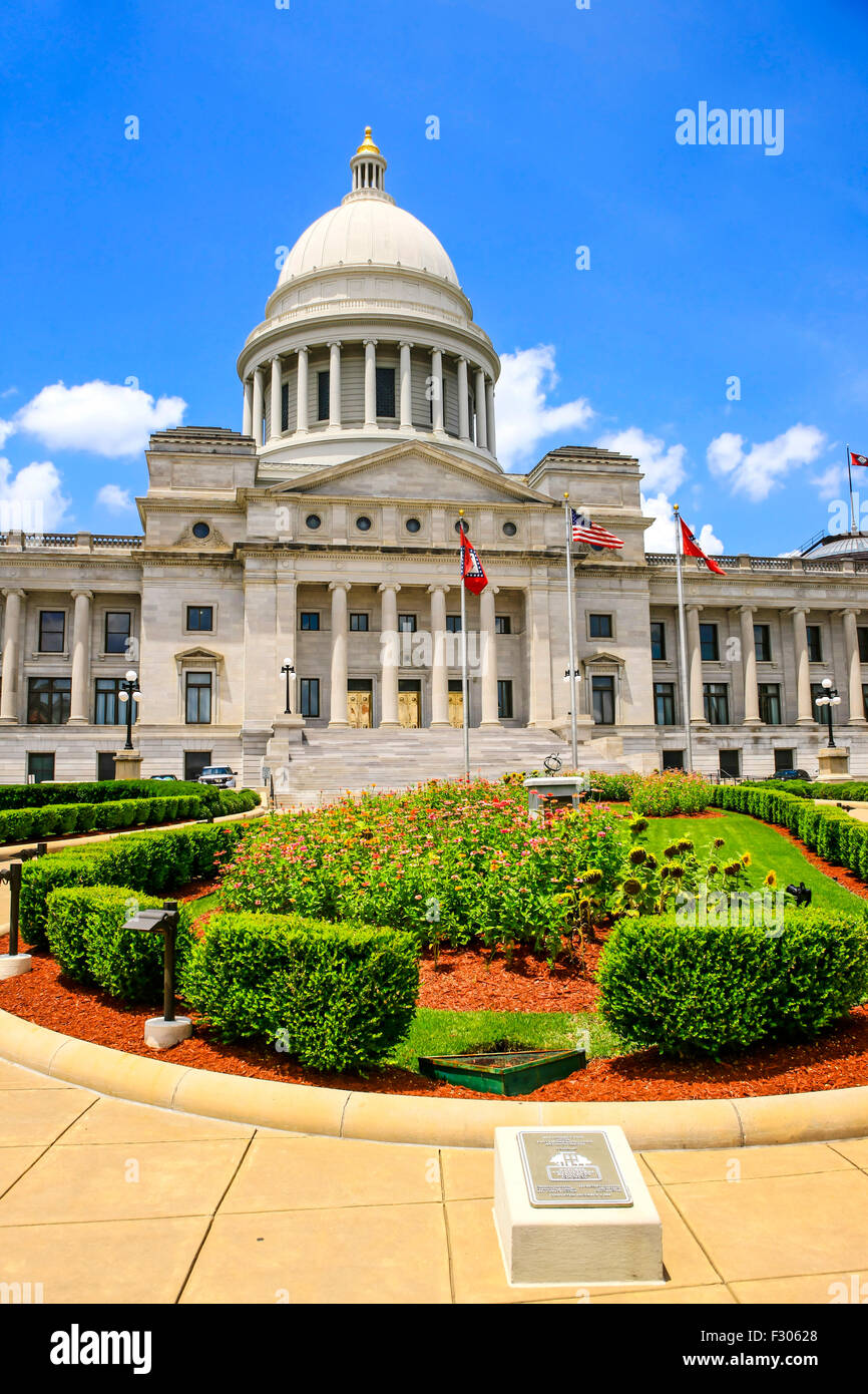 L'Arkansas State Capitol Building si trova in Little Rock. Costruito in 16 anni dal 1899-1915 Foto Stock