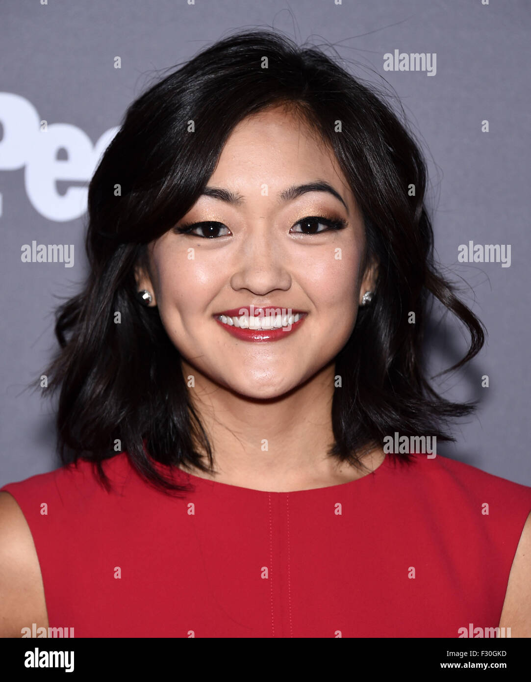 West Hollywood, California, Stati Uniti d'America. 26 Sep, 2015. Amy Okuda arriva per il TGIT Premiere Red Carpet Event a Gracias Madres. Credito: Lisa O'Connor/ZUMA filo/Alamy Live News Foto Stock