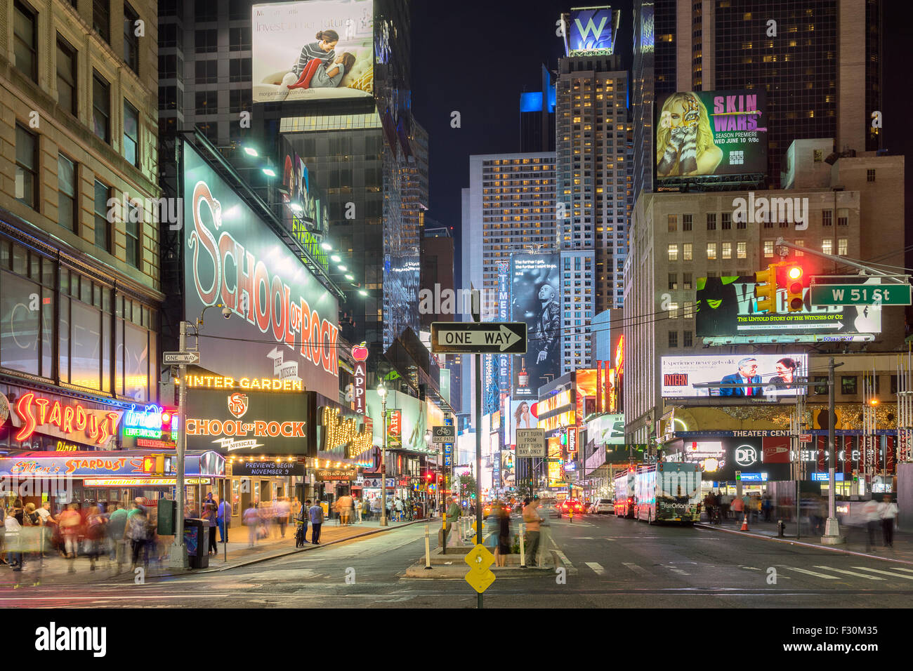 Times Square a New York Foto Stock