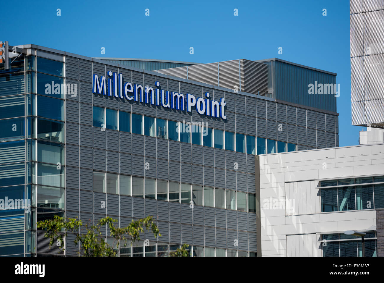 Millennium Point multi-uso sale complesso in Birmingham West Midlands, Regno Unito Foto Stock