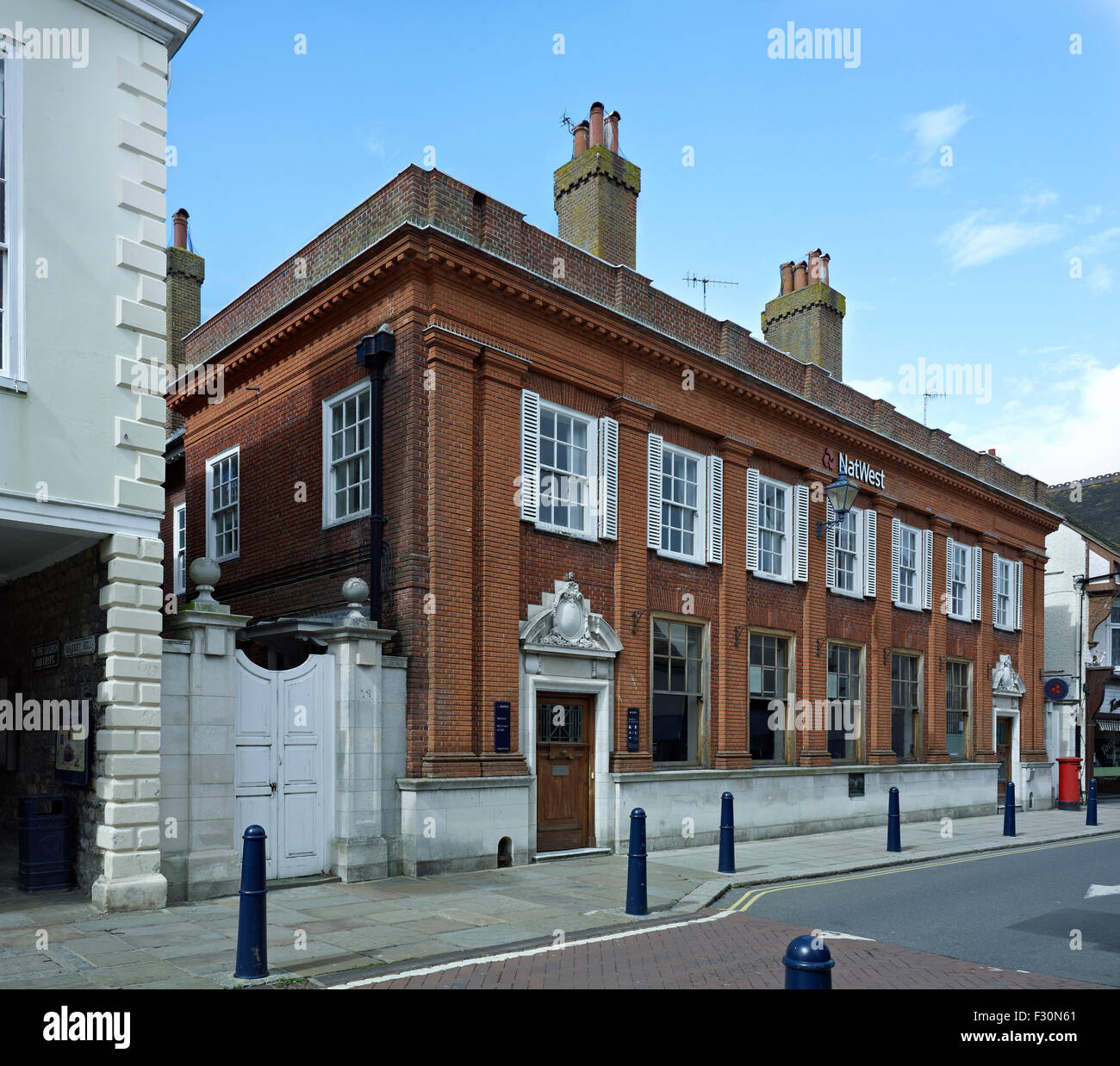 Hythe Kent. Banca, ora NatWest, da Bannister Fletcher & Sons, 1920-21 Foto Stock