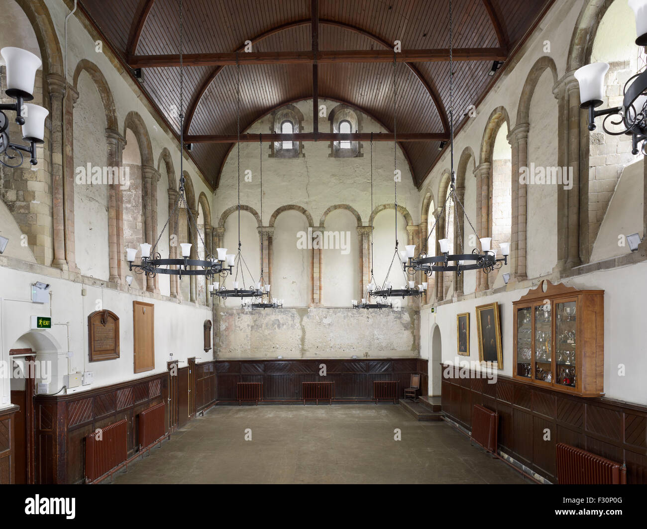 Il Collegio di Dover, Kent. St Martin's Priory refettorio Foto Stock