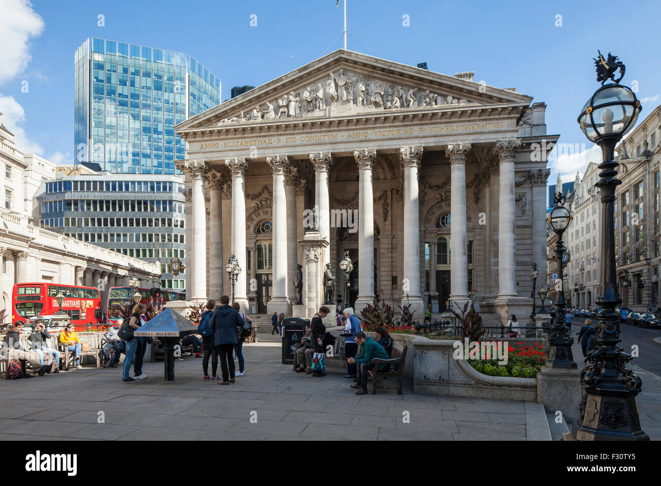 Bank of England Building a Londra, Regno Unito. Foto Stock