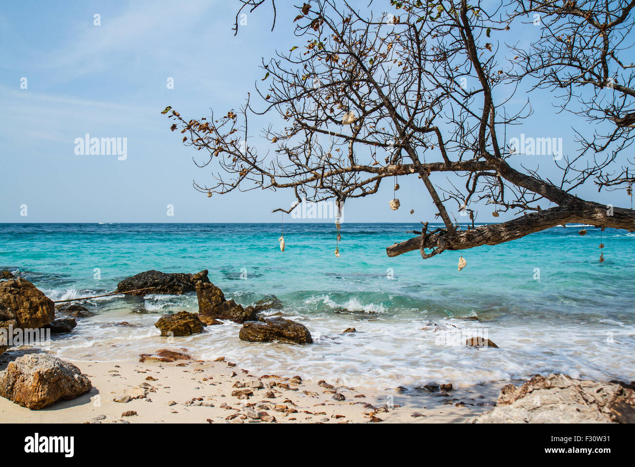 Spiaggia di Pattaya in Koh Larn,Thailandia Foto Stock
