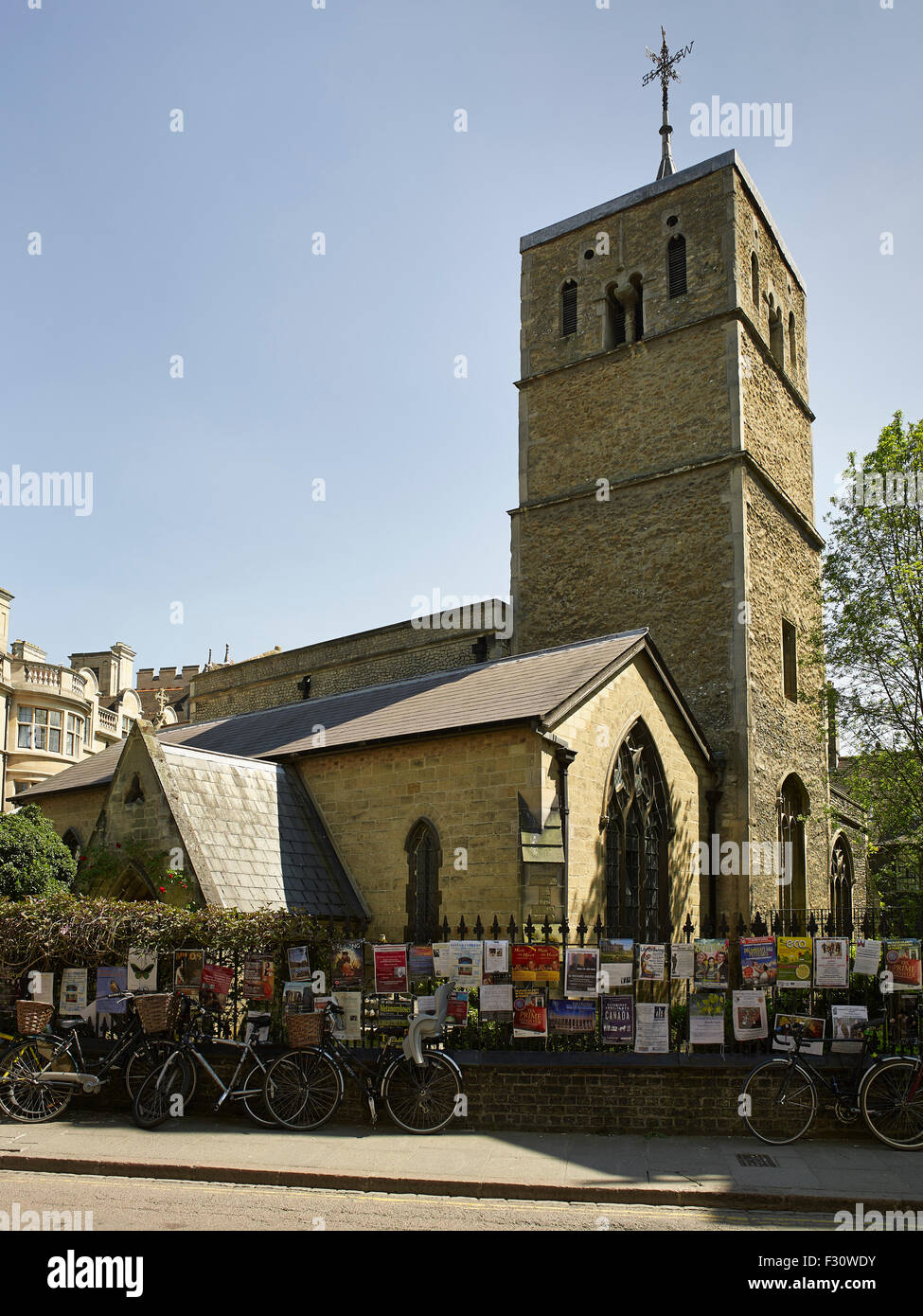 Cambridge, la chiesa di St Benet Foto Stock
