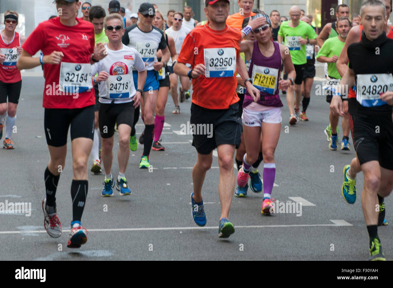 Berlino, Germania. Il 27 settembre, 2015. Xlii la maratona di Berlino, 2015 Credit: Filippo gioco/Alamy Live News Foto Stock