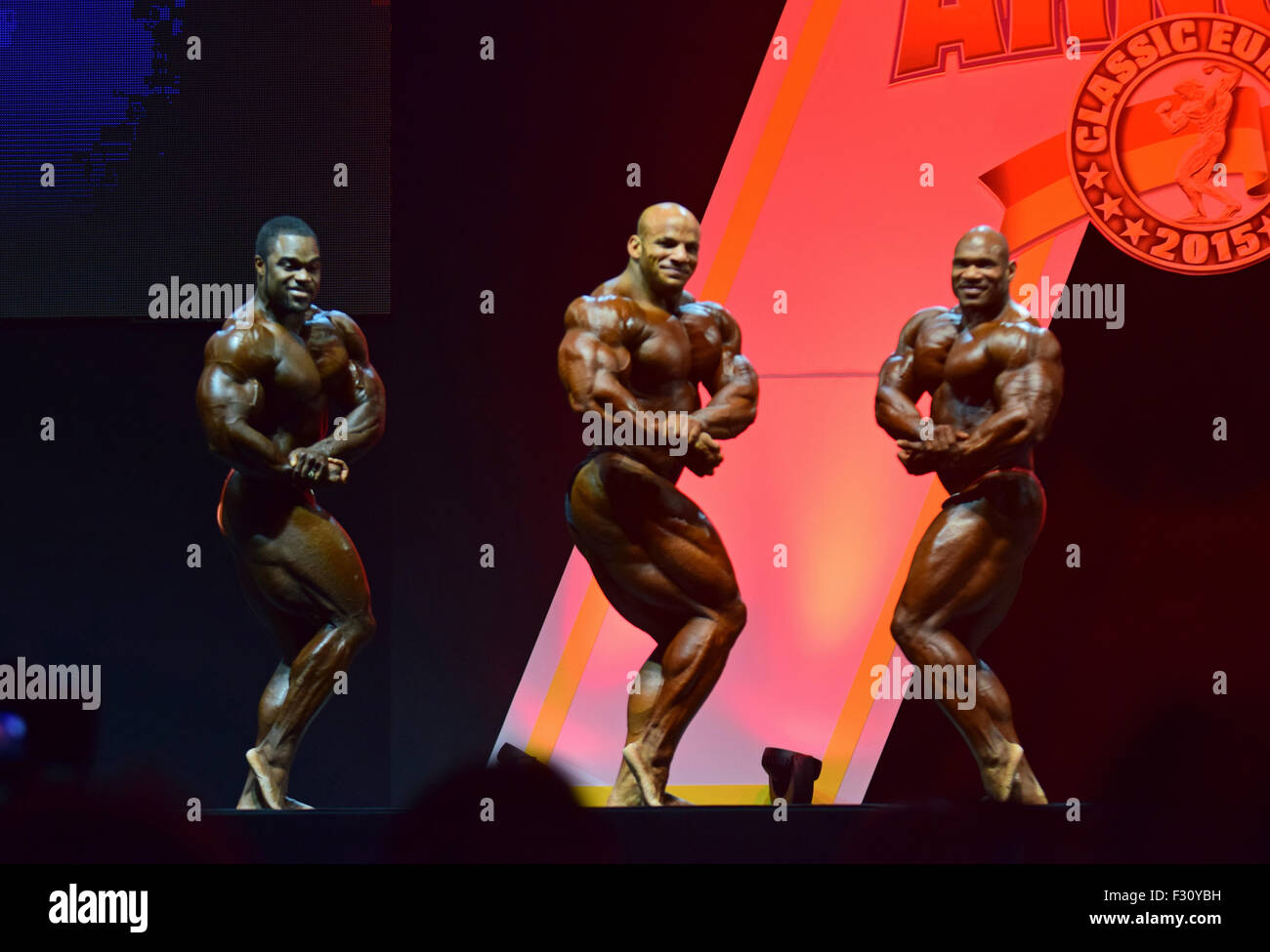 Madrid, Spagna. 26 Sep, 2015. migliori al mondo bodybuilding stelle a Arnold classic Europe 2015, madrid credito: nano calvo / vwpics/alamy live news Foto Stock
