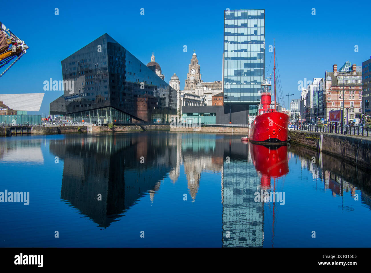 Canning Dock, Liverpool, Merseyside, Inghilterra. Foto Stock