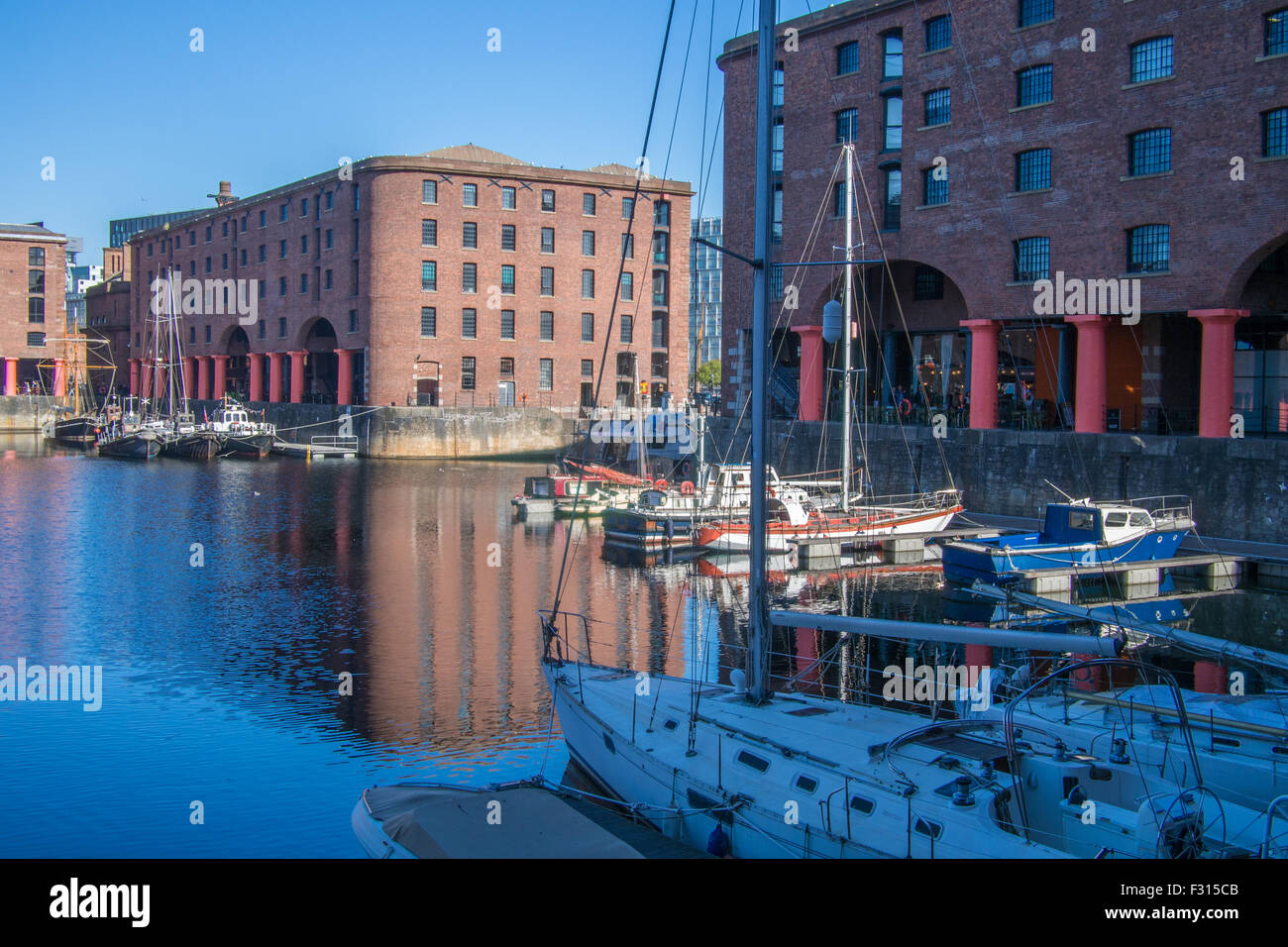 Albert Dock, Liverpool, Merseyside England Foto Stock