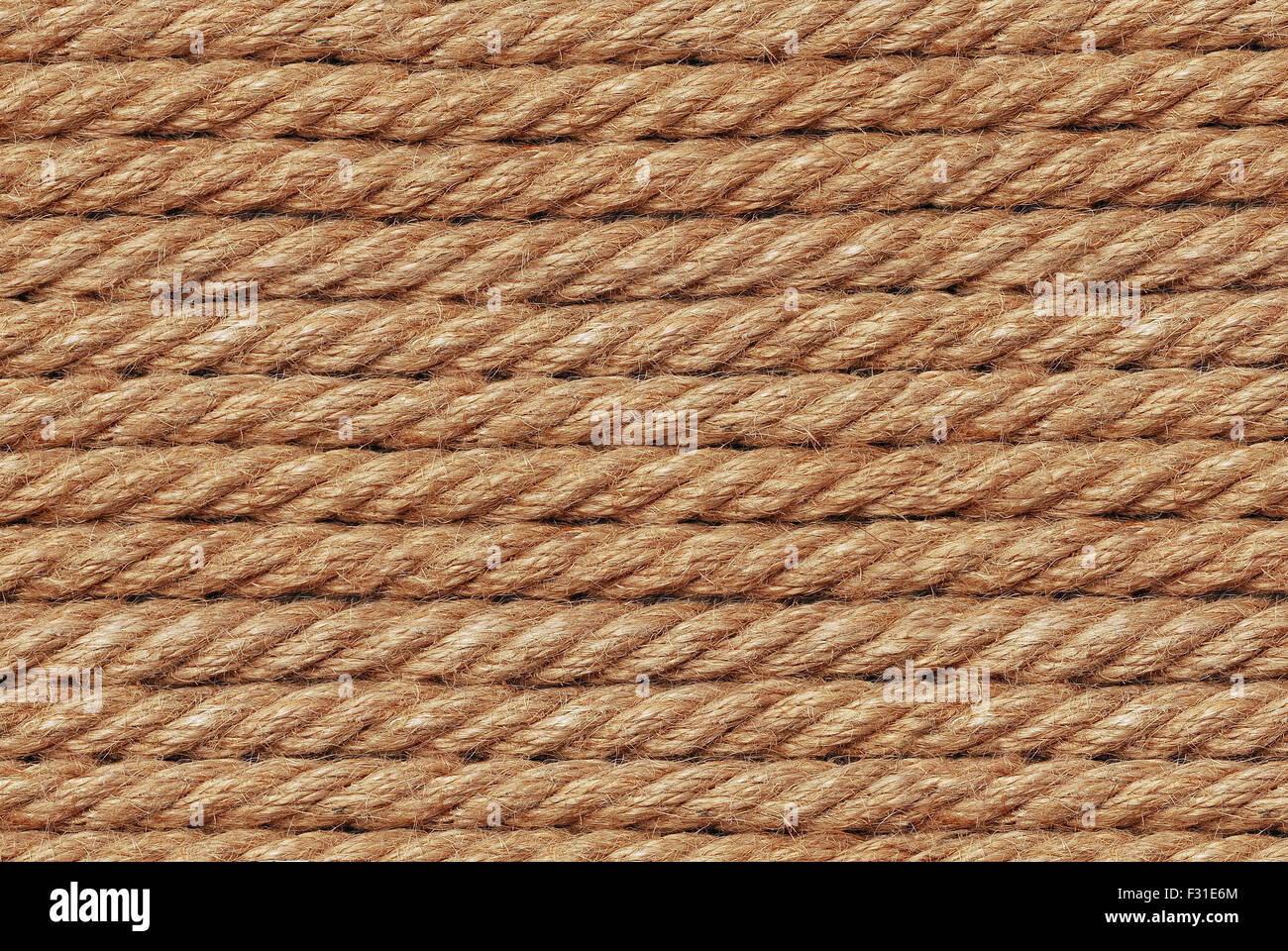 Vela texture di corda closeup dettaglio Foto Stock