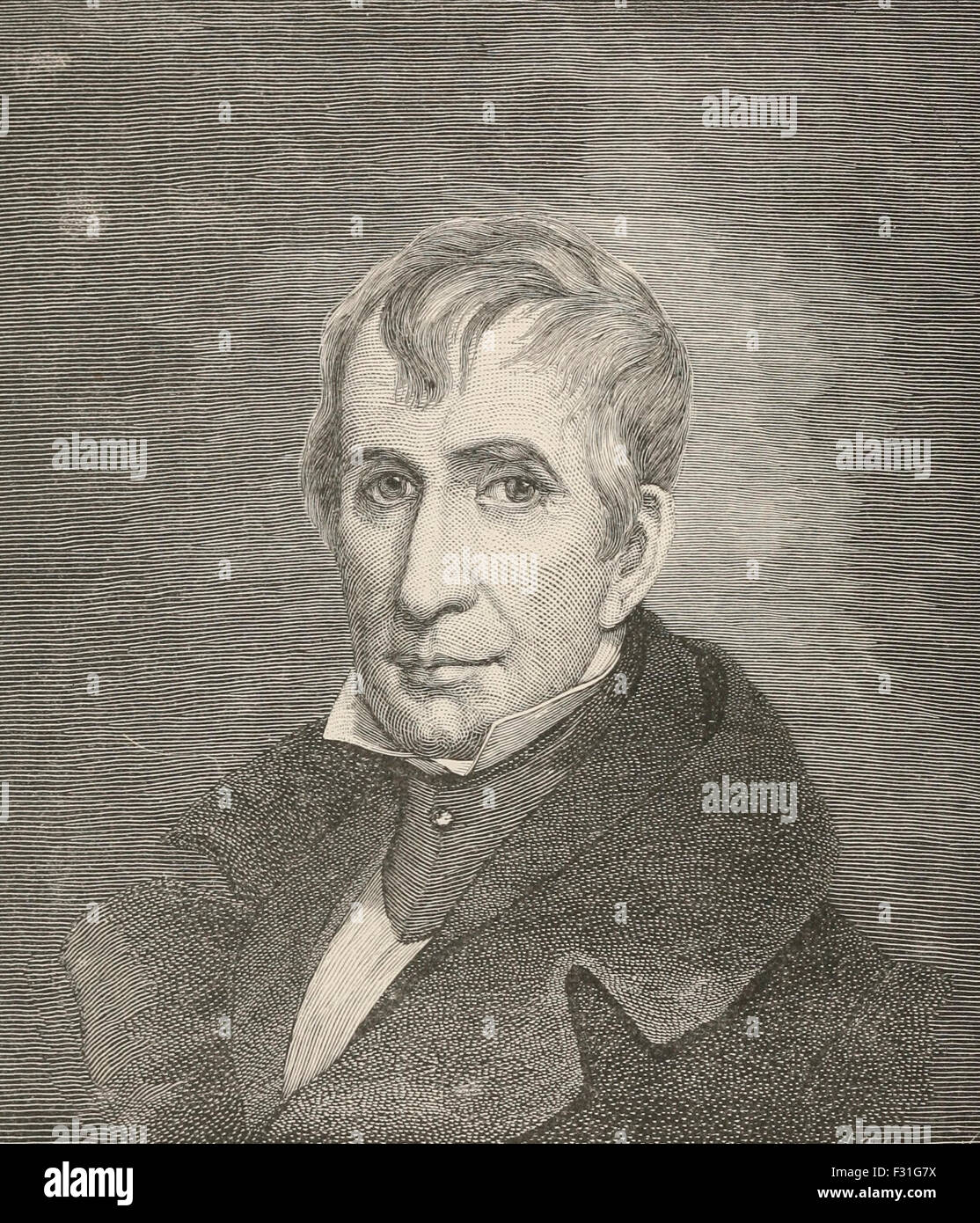 William Henry Harrison - Nono Presidente degli Stati Uniti d'America - 1841 Foto Stock