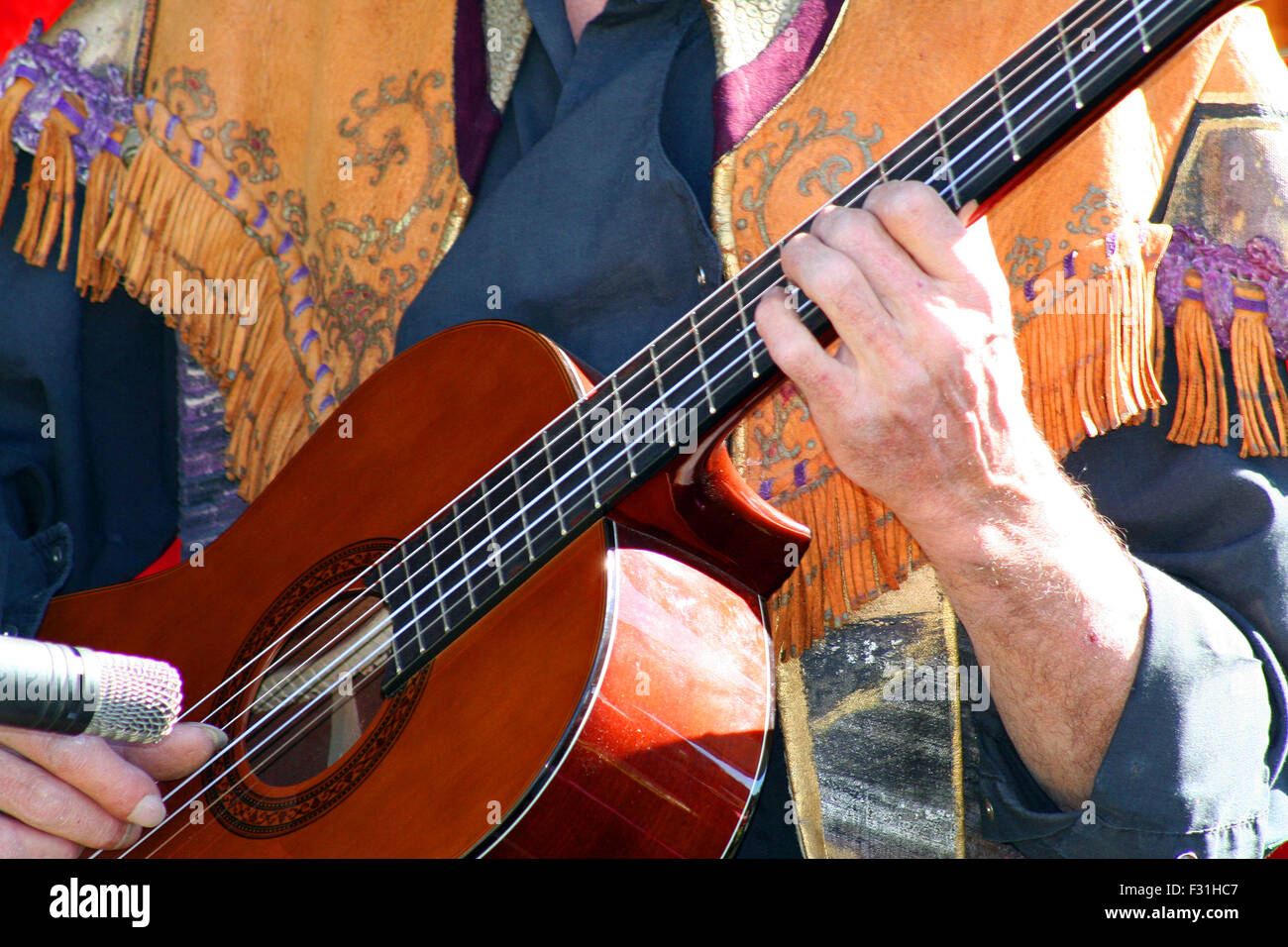 Chitarrista-1 Foto Stock