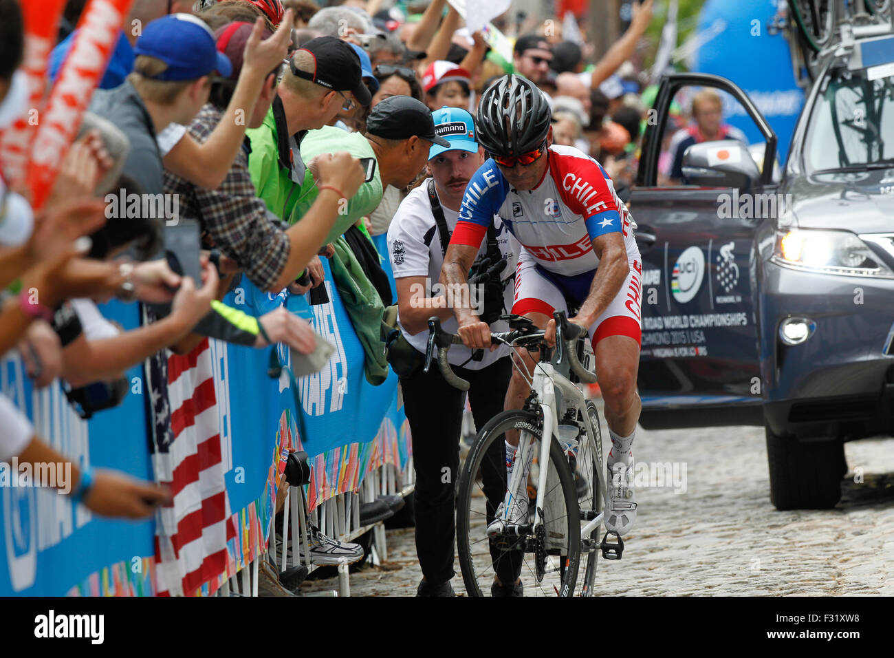 2015 mondo uci campionati su strada a Richmond, Virginia Foto Stock